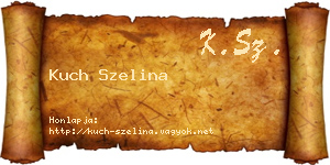 Kuch Szelina névjegykártya
